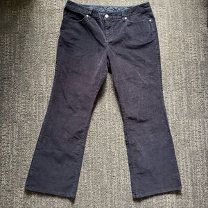 Sonoma Women's Black Corduroy Flare Pants